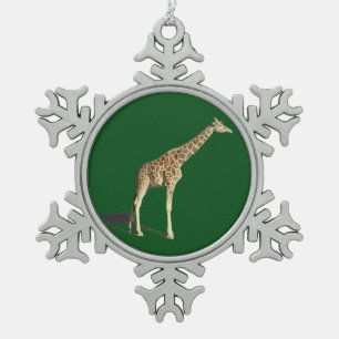 Ornement Flocon De Neige Giraffe