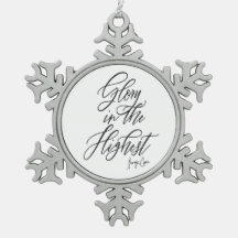 Gloire dans la plus haute religion Noir et Blanc