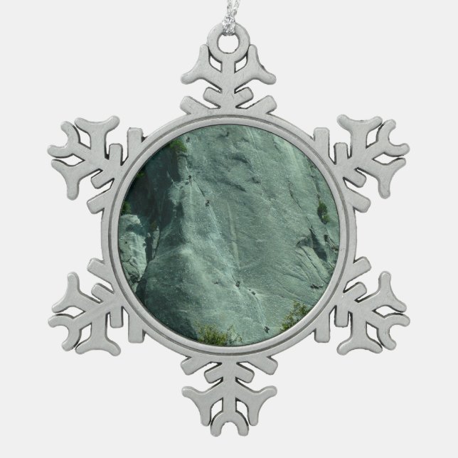Ornement Flocon De Neige Grimpeurs sur El Capitan (Devant)