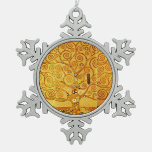 Ornement Flocon De Neige Gustav Klimt Arbre de Vie : Art nouveau symboliste