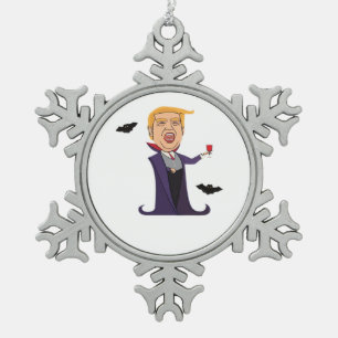Ornement Flocon De Neige Halloween Dracula Funny