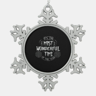 Ornement Flocon De Neige Halloween It Is The Most Wonderful Time Birthday