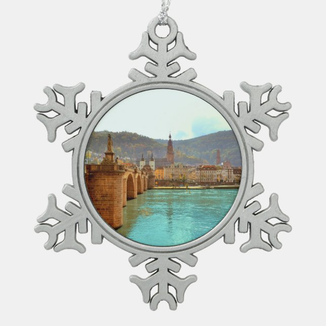 Ornement Flocon De Neige Heidelberg, Allemagne (Devant)