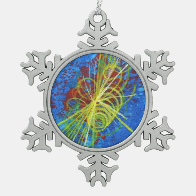 Ornement Flocon De Neige Higgs Boson Ornement de vacances (Devant)