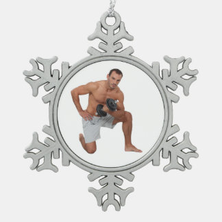 Ornement Flocon De Neige Hot Guy lève Poids Shorts Sexy Shirless Muscle