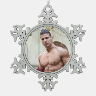 Ornement Flocon De Neige Hot Guy Sexy Bare Poster Open Shirt Hunk Poster