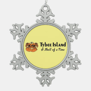 Ornement Flocon De Neige Île Tybee Géorgie