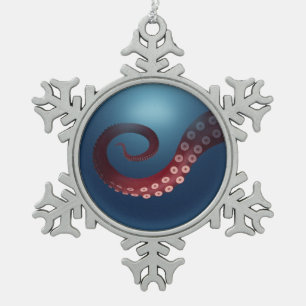 Ornement Flocon De Neige Imaginaire de la mer profonde Aventure Maritime