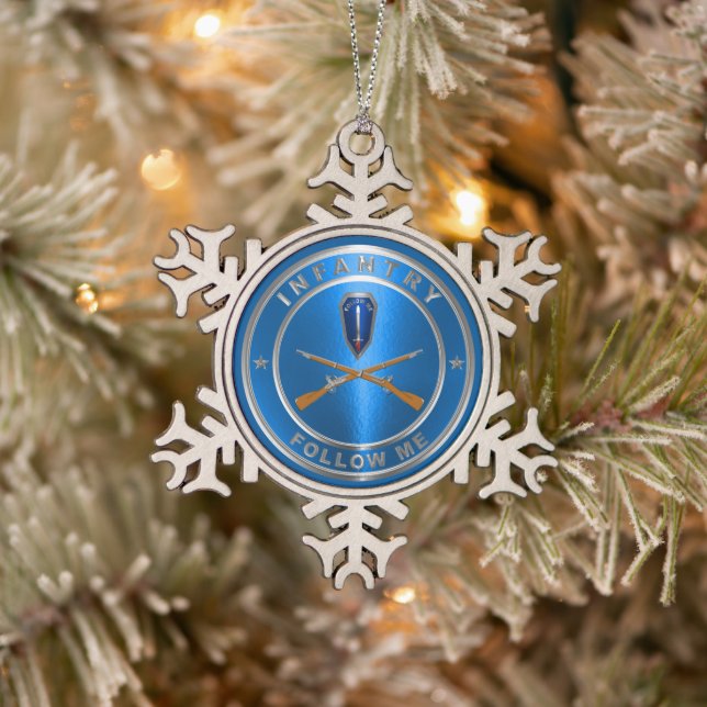 Ornement Flocon De Neige Infanterie (Arbre)