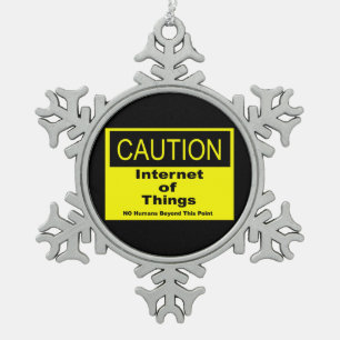 Ornement Flocon De Neige Internet des objets IoT Avertissement Signal d'ave