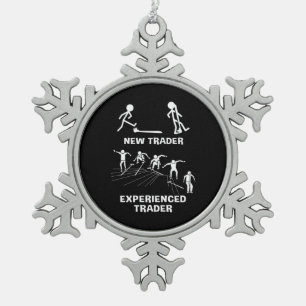 Ornement Flocon De Neige Investisseur Trader expérimenté