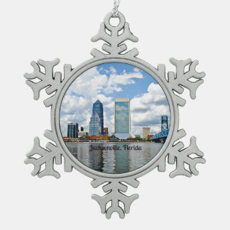 Ornement Flocon De Neige Jacksonville, Floride, paysage urbain photo