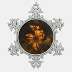 Ornement Flocon De Neige Jardin mystique Art Abstrait