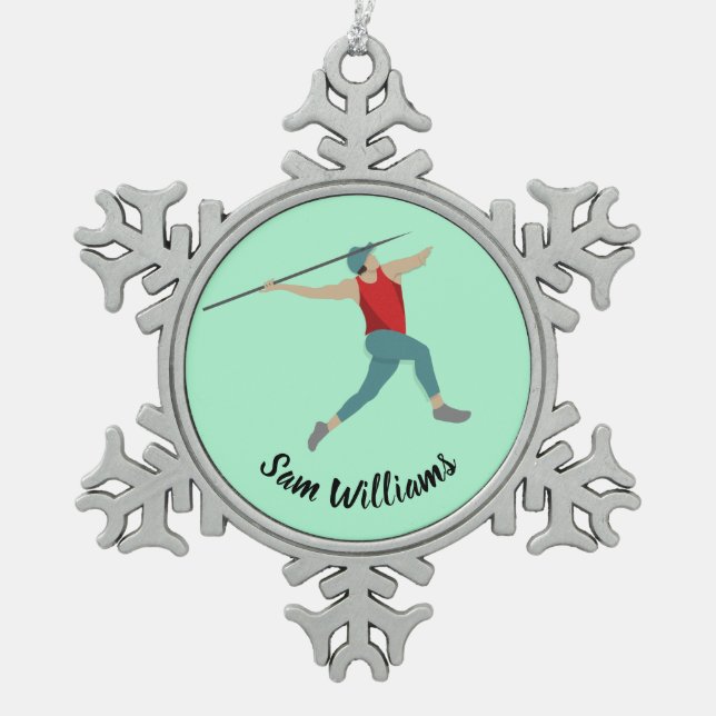 Ornement Flocon De Neige Javelin (Devant)