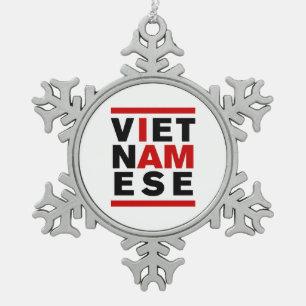 ORNEMENT FLOCON DE NEIGE JE SUIS VIETNAMAIS
