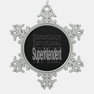 Ornement Flocon De Neige Jeu de superintendance