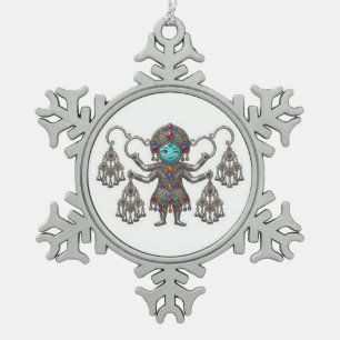 Ornement Flocon De Neige Joli autocollant Berber Amazigh Fibula Khalla Kawa