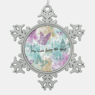 Ornement Flocon De Neige Joy Rises from the Soul