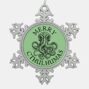 Ornement Flocon De Neige Joyeux Cthulhumas Lovecraft Cthulhu
