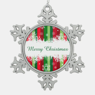 Ornement Flocon De Neige Joyeux Noël