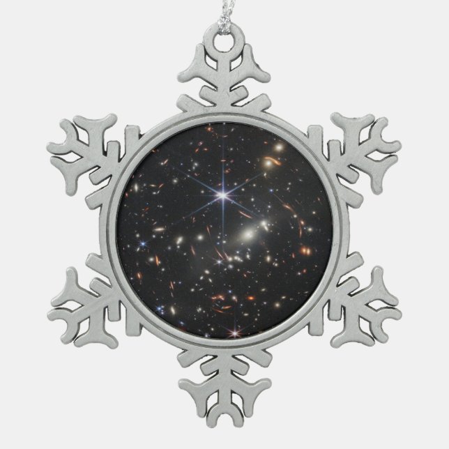 Ornement Flocon De Neige JWST James Webb Télescope Spatial Premières images (Devant)