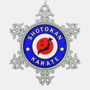 Ornement Flocon De Neige Karaté de Shotokan