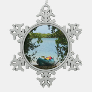 Ornement Flocon De Neige Kayaking aux îles Virgin