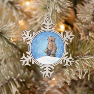 Ornement Flocon De Neige KiniArt Bigfoot
