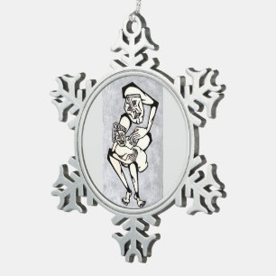 Ornement Flocon De Neige KNASH Madonna et l'enfant