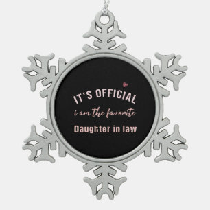 Ornement Flocon De Neige La Fille En Droit Anniversaire Noël De Mor