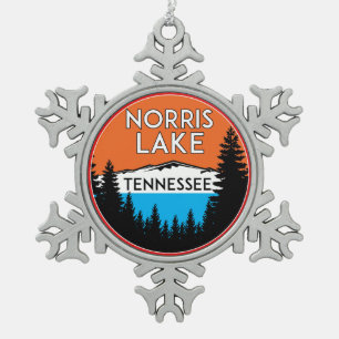 Ornement Flocon De Neige Lac Norris Tennessee