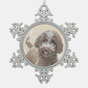 Ornement Flocon De Neige Lagotto Romagnolo Peinture - Cute Original Dog Art