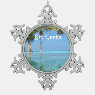 Ornement Flocon De Neige Le beau Sri Lanka