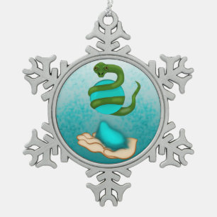 Ornement Flocon De Neige Le serpent
