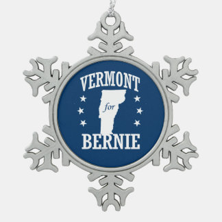 ORNEMENT FLOCON DE NEIGE LE VERMONT POUR BERNIE