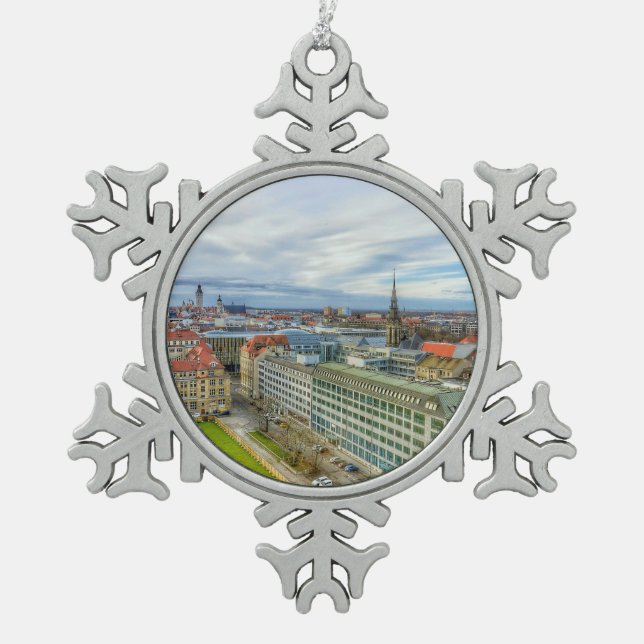 Ornement Flocon De Neige Leipzig, Allemagne (Devant)