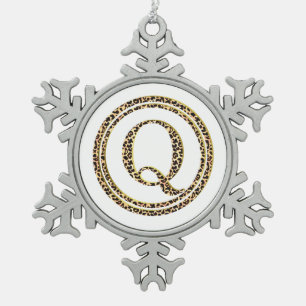 Ornement Flocon De Neige Leopard Q