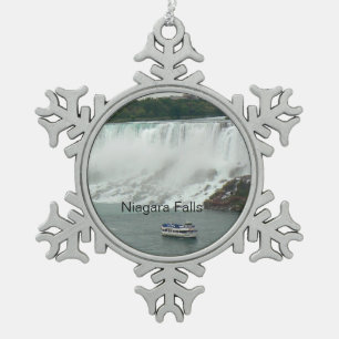 Ornement Flocon De Neige Les chutes du Niagara du côté canadien
