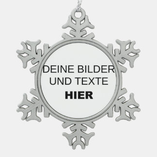 Ornement Flocon De Neige Les Fûts de Noël