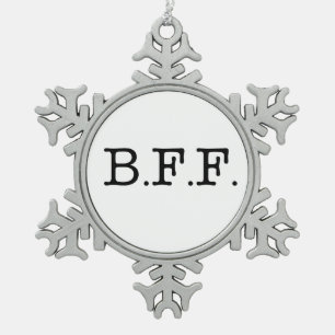Ornement Flocon De Neige Les meilleurs amis de la planète