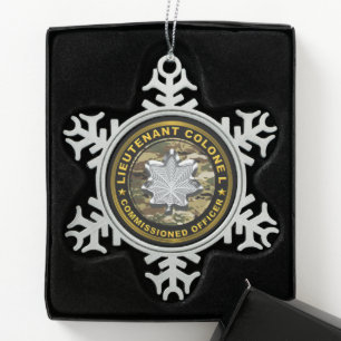 Ornement Flocon De Neige Lieutenant-colonel