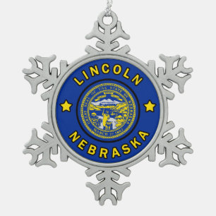 Ornement Flocon De Neige Lincoln Nebraska