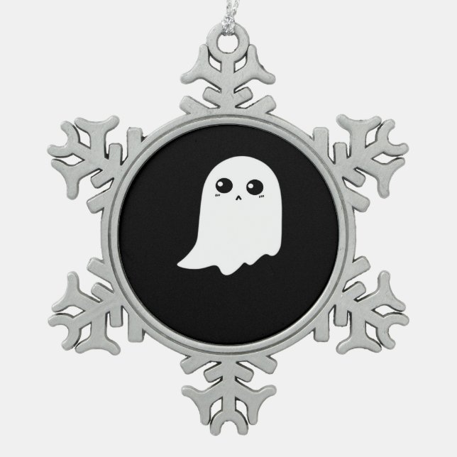 Ornement Flocon De Neige Little Boo Funny Meme (Devant)