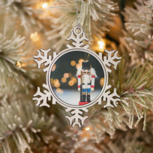 Ornement Flocon De Neige L'ornement casse-noisette classique de Noël de Sli