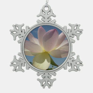 Ornement Flocon De Neige Lotus Flower et Blue Sky II