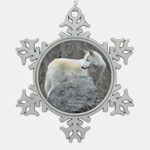Ornement Flocon De Neige Loup
