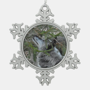 Ornement Flocon De Neige Loup