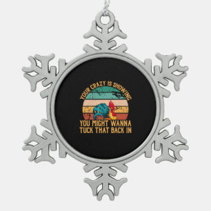 Ornement Flocon De Neige Louvain de poulet   Vous Pourriez Vouloir Chauffer