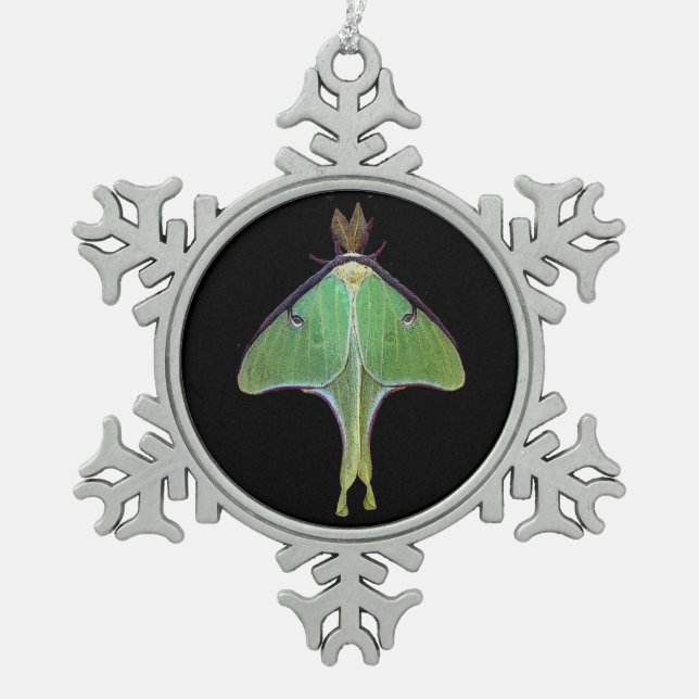 Ornement Flocon De Neige Luna Moth (Devant)