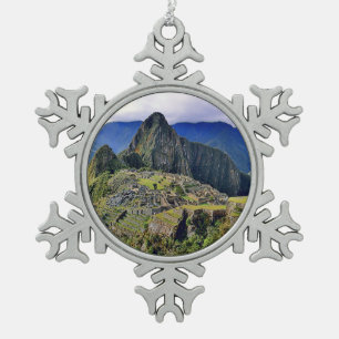 Ornement Flocon De Neige MACHU PICCHU - Pérou - panorama